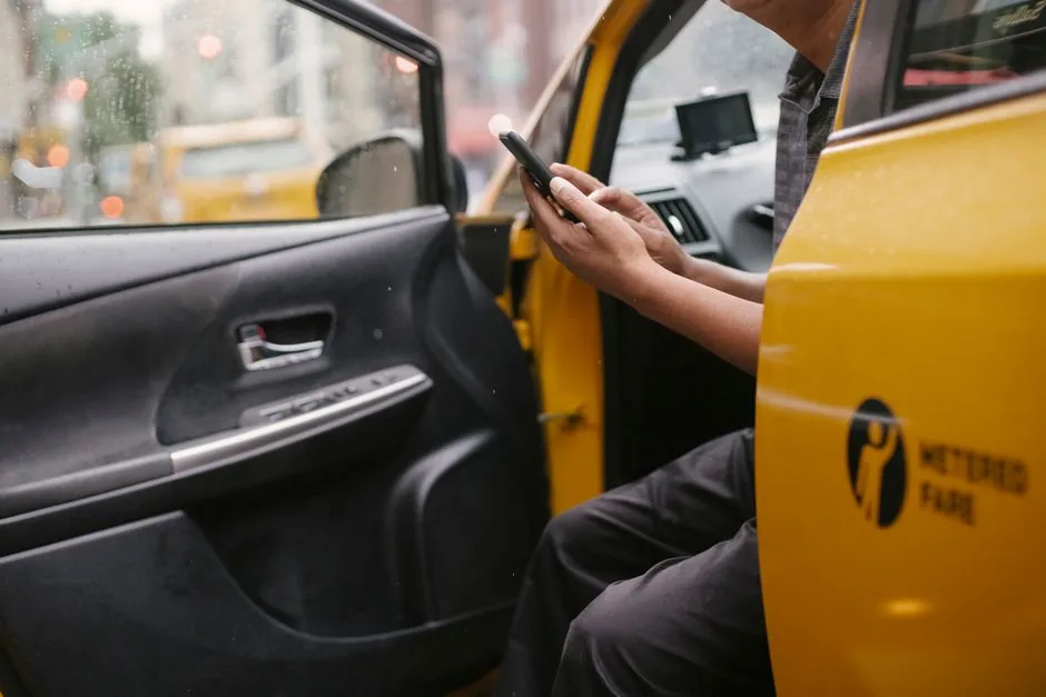 Chauffeur meeting a passenger at JFK arrivals