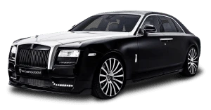 Black Rolls-Royce Ghost sedan