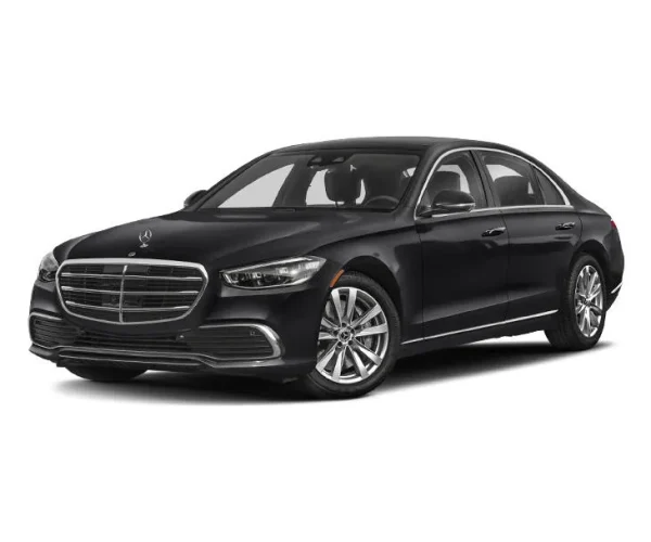 Front view of Black Regalia Luxe Car